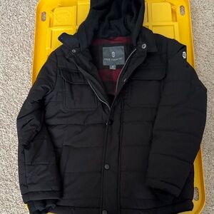 Free Country Kids Black Hooded Jacket